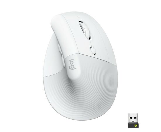 Мышка Logitech Lift Vertical Ergonomic Wireless/Bluetooth White (910-006475)