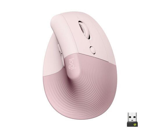 Мышка Logitech Lift Vertical Ergonomic Wireless/Bluetooth Rose (910-006478)