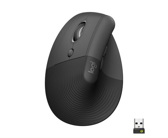 Мишка Logitech Lift Left Vertical Ergonomic Wireless/Bluetooth Graphite (910-006474)