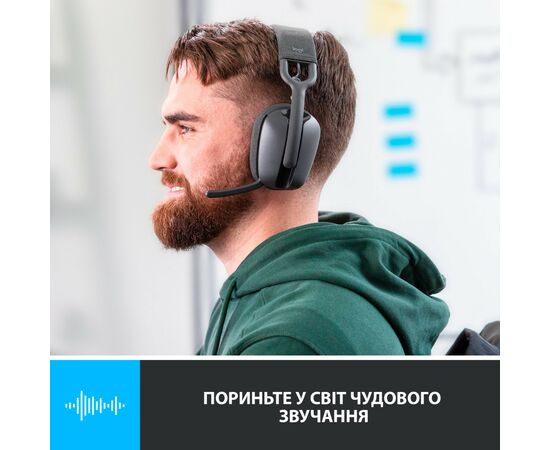 Наушники Logitech Zone Vibe 125 Graphite (981-001126), изображение 2 Наушники Logitech Zone Vibe 125 Graphite (981-001126), изображение 2