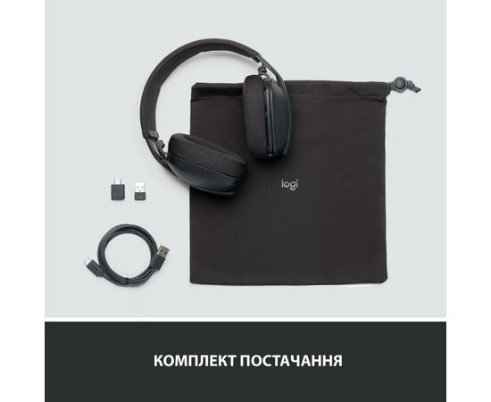 Наушники Logitech Zone Vibe 125 Graphite (981-001126), изображение 9 Наушники Logitech Zone Vibe 125 Graphite (981-001126), изображение 9