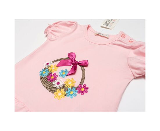 Футболка детская Breeze с цветочками (14352-86G-pink), изображение 3 Футболка детская Breeze с цветочками (14352-86G-pink), изображение 3
