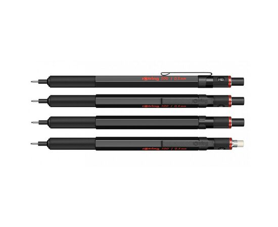 Карандаш механический Rotring Drawing ROTRING 500 Black PCL 0,5 (R1904725), изображение 2 Карандаш механический Rotring Drawing ROTRING 500 Black PCL 0,5 (R1904725), изображение 2