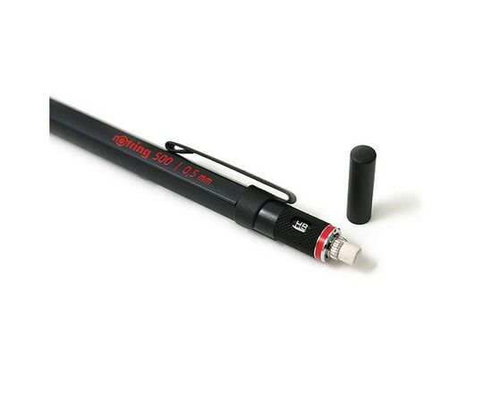 Карандаш механический Rotring Drawing ROTRING 500 Black PCL 0,5 (R1904725), изображение 3 Карандаш механический Rotring Drawing ROTRING 500 Black PCL 0,5 (R1904725), изображение 3
