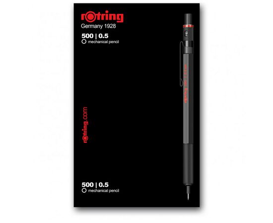 Карандаш механический Rotring Drawing ROTRING 500 Black PCL 0,5 (R1904725), изображение 6 Карандаш механический Rotring Drawing ROTRING 500 Black PCL 0,5 (R1904725), изображение 6