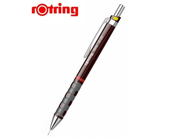 Карандаш механический Rotring Drawing TIKKY Burgundy (ISO) PCL 0,35 (R1904510), изображение 3 Карандаш механический Rotring Drawing TIKKY Burgundy (ISO) PCL 0,35 (R1904510), изображение 3