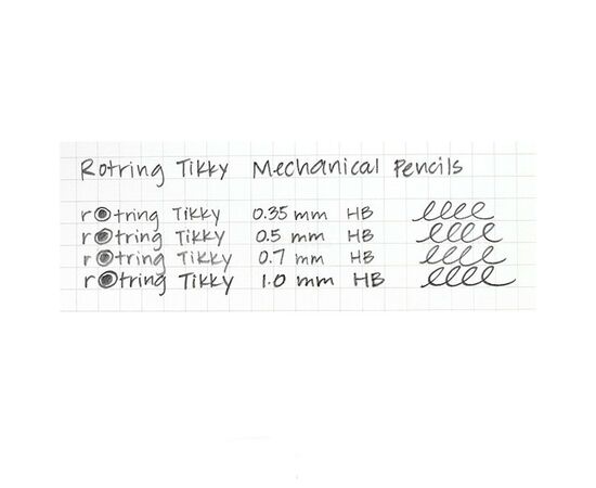 Карандаш механический Rotring Drawing TIKKY Burgundy (ISO) PCL 0,35 (R1904510), изображение 7 Карандаш механический Rotring Drawing TIKKY Burgundy (ISO) PCL 0,35 (R1904510), изображение 7