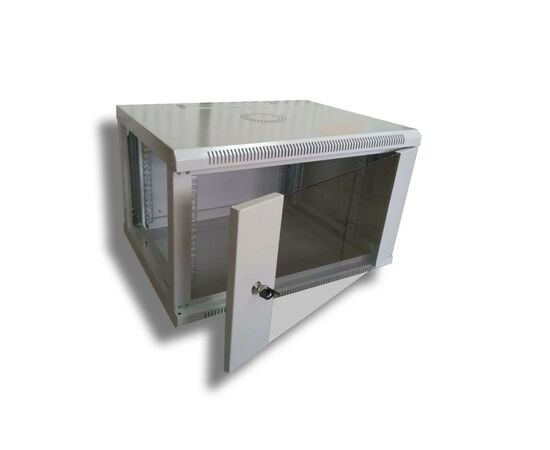 Шафа настінна Hypernet 4U 19" 600x600 (WMNC66-4U-FLAT-AC), зображення 2 Шафа настінна Hypernet 4U 19" 600x600 (WMNC66-4U-FLAT-AC), зображення 2