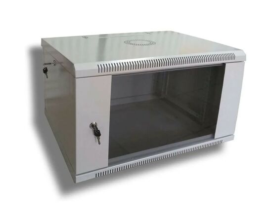 Шафа настінна Hypernet 4U 19" 600x600 (WMNC66-4U-FLAT-AC)