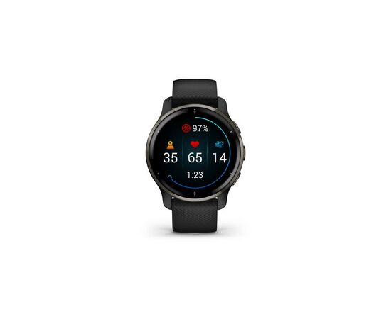 Смарт-часы Garmin Venu 2 Plus, Black + Slate, GPS (010-02496-11), изображение 4 Смарт-часы Garmin Venu 2 Plus, Black + Slate, GPS (010-02496-11), изображение 4