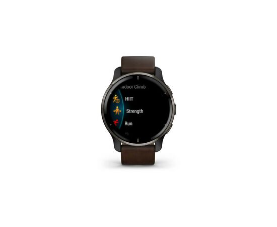 Смарт-часы Garmin Venu 2 Plus, Black + Slate, Leather, GPS (010-02496-15), изображение 6 Смарт-часы Garmin Venu 2 Plus, Black + Slate, Leather, GPS (010-02496-15), изображение 6