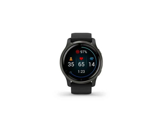 Смарт-годинник Garmin Venu 2, Black + Slate, GPS (010-02430-11), зображення 2 Смарт-годинник Garmin Venu 2, Black + Slate, GPS (010-02430-11), зображення 2