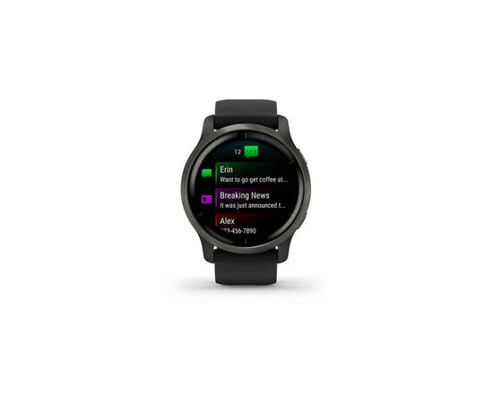 Смарт-годинник Garmin Venu 2, Black + Slate, GPS (010-02430-11), зображення 4 Смарт-годинник Garmin Venu 2, Black + Slate, GPS (010-02430-11), зображення 4