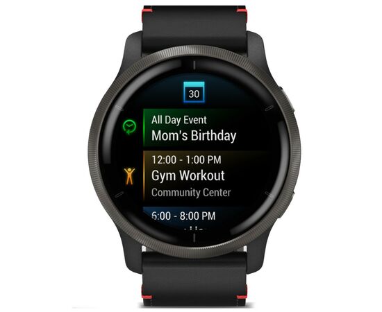 Смарт-часы Garmin Venu 2, GPS, Wi-Fi, Black + Slate, Leather, GPS (010-02430-21), изображение 4 Смарт-часы Garmin Venu 2, GPS, Wi-Fi, Black + Slate, Leather, GPS (010-02430-21), изображение 4