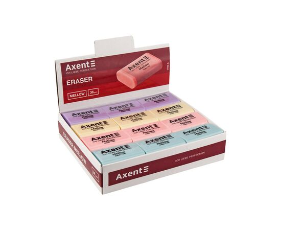 Ластик Axent Mellow, ассорти (1190-A), изображение 2 Ластик Axent Mellow, ассорти (1190-A), изображение 2