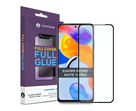 Стекло защитное MakeFuture Xiaomi Redmi Note 11 Pro (MGF-XRN11P)
