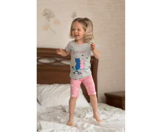 Пижама Matilda с котиками (12311-3-122G-pink), изображение 4 Пижама Matilda с котиками (12311-3-122G-pink), изображение 4