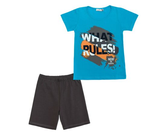 Пижама Matilda "WHAT RULES!" (M12264-3-116B-blue)