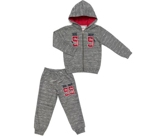Спортивний костюм Breeze з капюшоном (9672-110B-gray)
