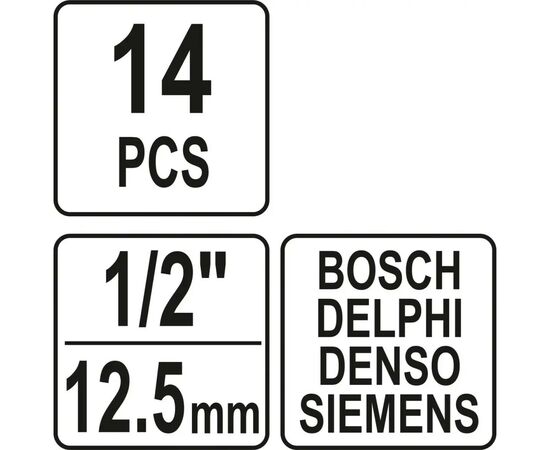 Набор инструментов Yato съемников дизельных форсунок YT-06174 (YT-06174), изображение 5