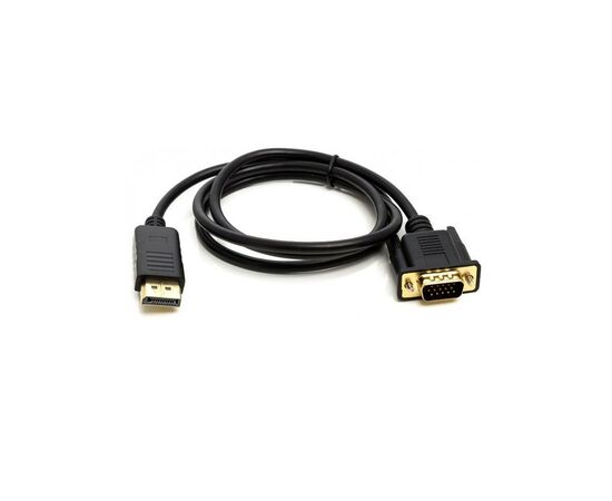 Кабель мультимедійний DisplayPort (M) ещ VGA (M) 1.0m PowerPlant (CA911882)
