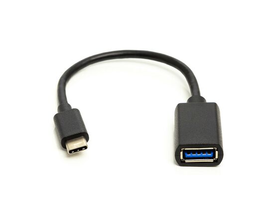Дата кабель OTG USB 2.0 AF to Type-C 0.1m PowerPlant (CA911837)