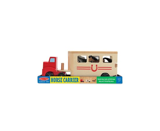 Игровой набор Melissa&Doug автомобиль-прицеп для лошадей (MD14097), изображение 4 Игровой набор Melissa&Doug автомобиль-прицеп для лошадей (MD14097), изображение 4