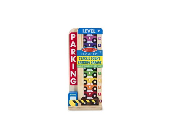 Игровой набор Melissa&Doug деревянный "Парковка и машинки" (MD15182)