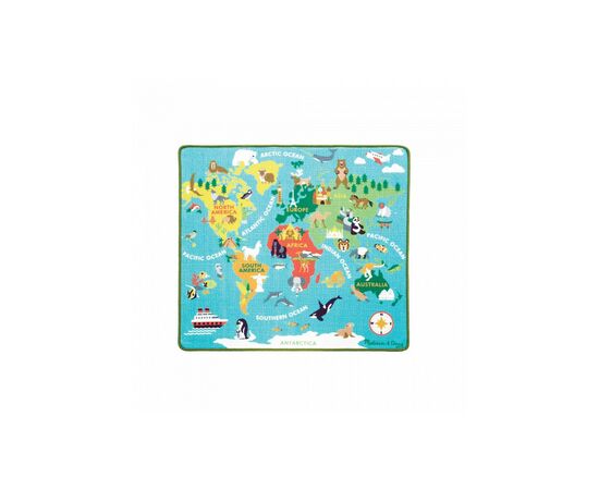 Детский коврик Melissa&Doug Карта мира (MD15194), изображение 6 Детский коврик Melissa&Doug Карта мира (MD15194), изображение 6