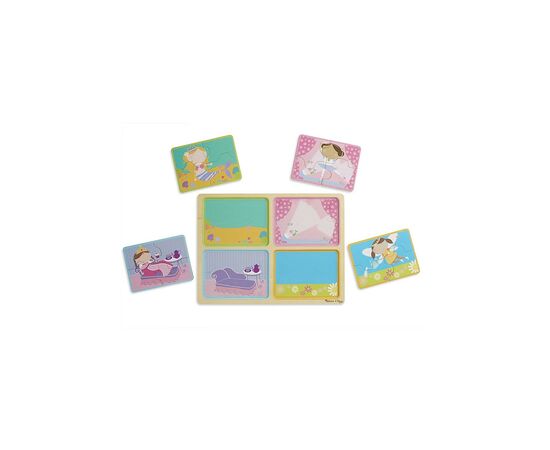 Пазл Melissa&Doug деревянные в футляре "Маленькие принцессы" (MD31365), изображение 3 Пазл Melissa&Doug деревянные в футляре "Маленькие принцессы" (MD31365), изображение 3