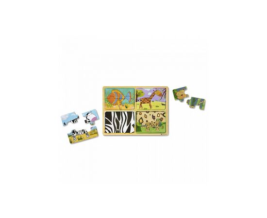 Пазл Melissa&Doug дерев'яні у футлярі "Тварини" (MD31362)