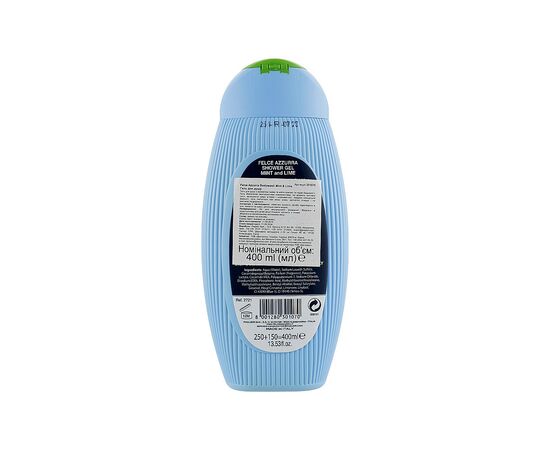 Гель для душа Felce Azzurra Mint & Lime 400 мл (8001280301070), изображение 2 Гель для душа Felce Azzurra Mint & Lime 400 мл (8001280301070), изображение 2