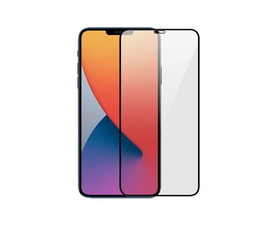 Скло захисне PowerPlant Full screen Apple iPhone 12 Pro Max, Black (GL609307)