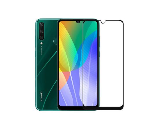 Стекло защитное PowerPlant Full screen Huawei Y6p, Black (GL609482)