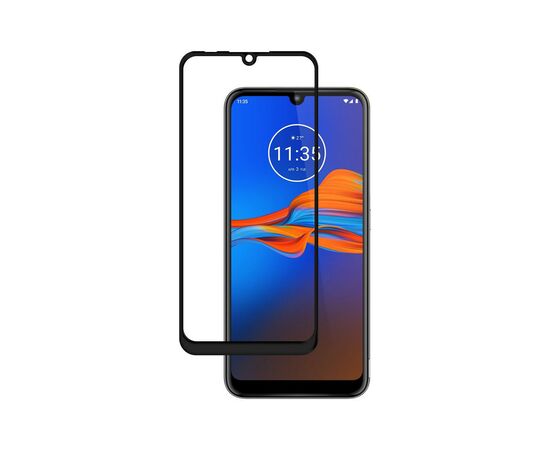 Стекло защитное PowerPlant Full screen Motorola Moto E6 Plus, Black (GL609413)