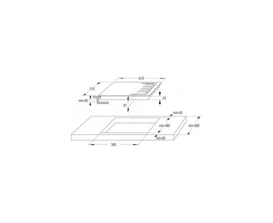 Варочная поверхность Gorenje GTW641KB, изображение 7 Варочная поверхность Gorenje GTW641KB, изображение 7