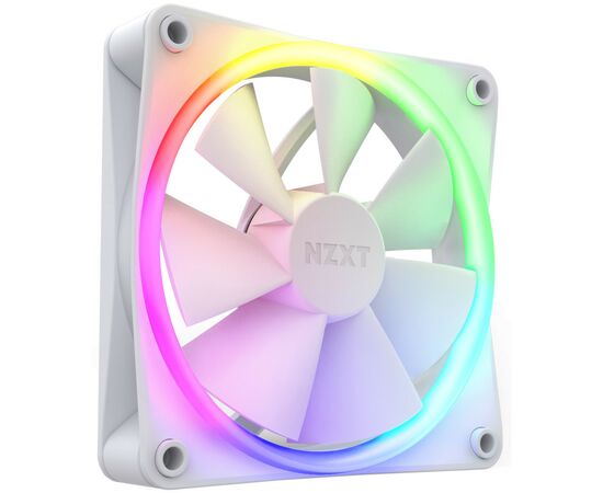 Кулер для корпуса NZXT F140RGB Twin (White) (RF-R14DF-W1), изображение 2 Кулер для корпуса NZXT F140RGB Twin (White) (RF-R14DF-W1), изображение 2