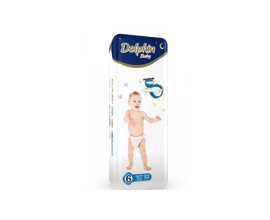 Подгузник Dolphin Junior Plus 15-30 кг 22 шт (8680131203413)