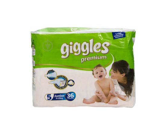 Подгузник Giggles Premium Junior 11-25 кг 36 шт (8680131201617)