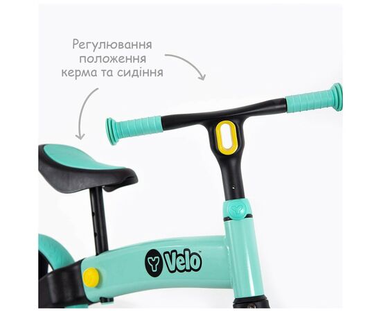 Беговел Yvolution Yvelo Зеленый (N101052), изображение 4 Беговел Yvolution Yvelo Зеленый (N101052), изображение 4