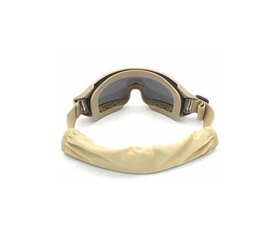 Тактичні окуляри Armorstandart RK2 з 3 лінзами Brown (ARM62032), зображення 4 Тактичні окуляри Armorstandart RK2 з 3 лінзами Brown (ARM62032), зображення 4