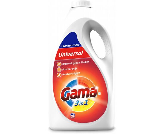 Гель для стирки Gama 3 in 1 Universal 5 л (8435495818748)