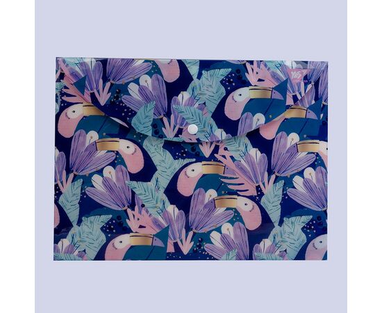 Папка - конверт Yes на кнопці А4 Jungle (491774)