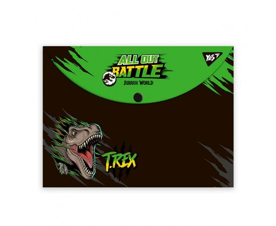 Папка - конверт Yes на кнопці А4 Jurassic World (492025)