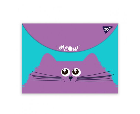 Папка - конверт Yes на кнопке А4 Kittycon (491999)