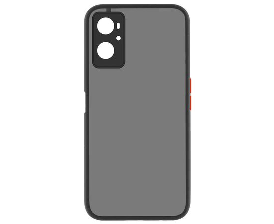 Чохол до моб. телефона MakeFuture Oppo A96 Frame (Matte PC+TPU) Black (MCMF-OPA96BK)
