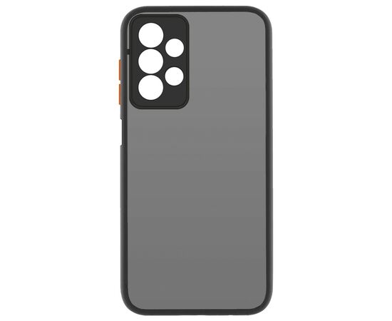 Чехол для моб. телефона MakeFuture Samsung A23 Frame (Matte PC+TPU) Black (MCMF-SA23BK)