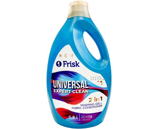 Гель для прання Frisk Universal Expert Clean 2 in 1 5.8 л (4820197121281)