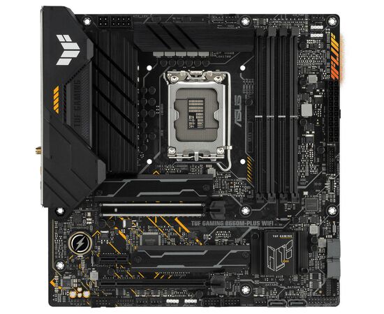 Материнська плата ASUS TUF GAMING B660M-PLUS WIFI, зображення 2 Материнська плата ASUS TUF GAMING B660M-PLUS WIFI, зображення 2