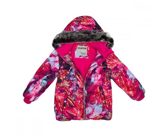 Куртка Huppa MELINDA 18220030 фуксія з принтом 110 (4741468974491), зображення 4